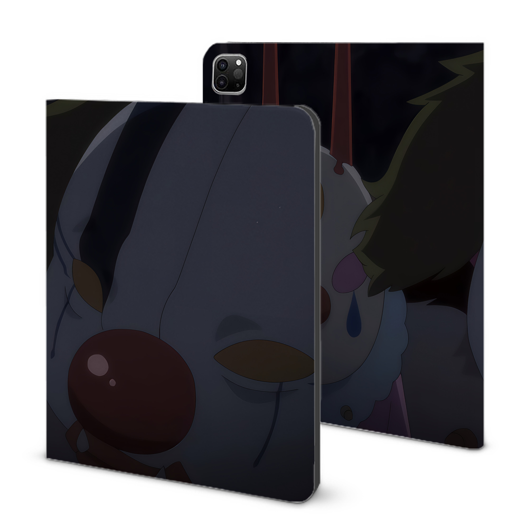（画像用） 転スラ Regarding Reincarnated to Slime IPad ケース ブック型 PUレザー TPU 耐衝撃 軽量 薄型 ペン収納なし 全面保護 IPad 各モデル対応